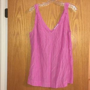 Pretty Pink Tank by Banana Republic